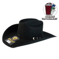 Chapéu Ariat Importado Feltro Premium 3x Black + BRINDES