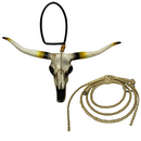 Enfeite De Retrovisor Long Horn Brasil + Mini Laço