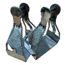 Estribo INOX - N. Sra Dourado Torcido