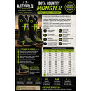 Bota Texana Monster Solado De Borracha Quadrada